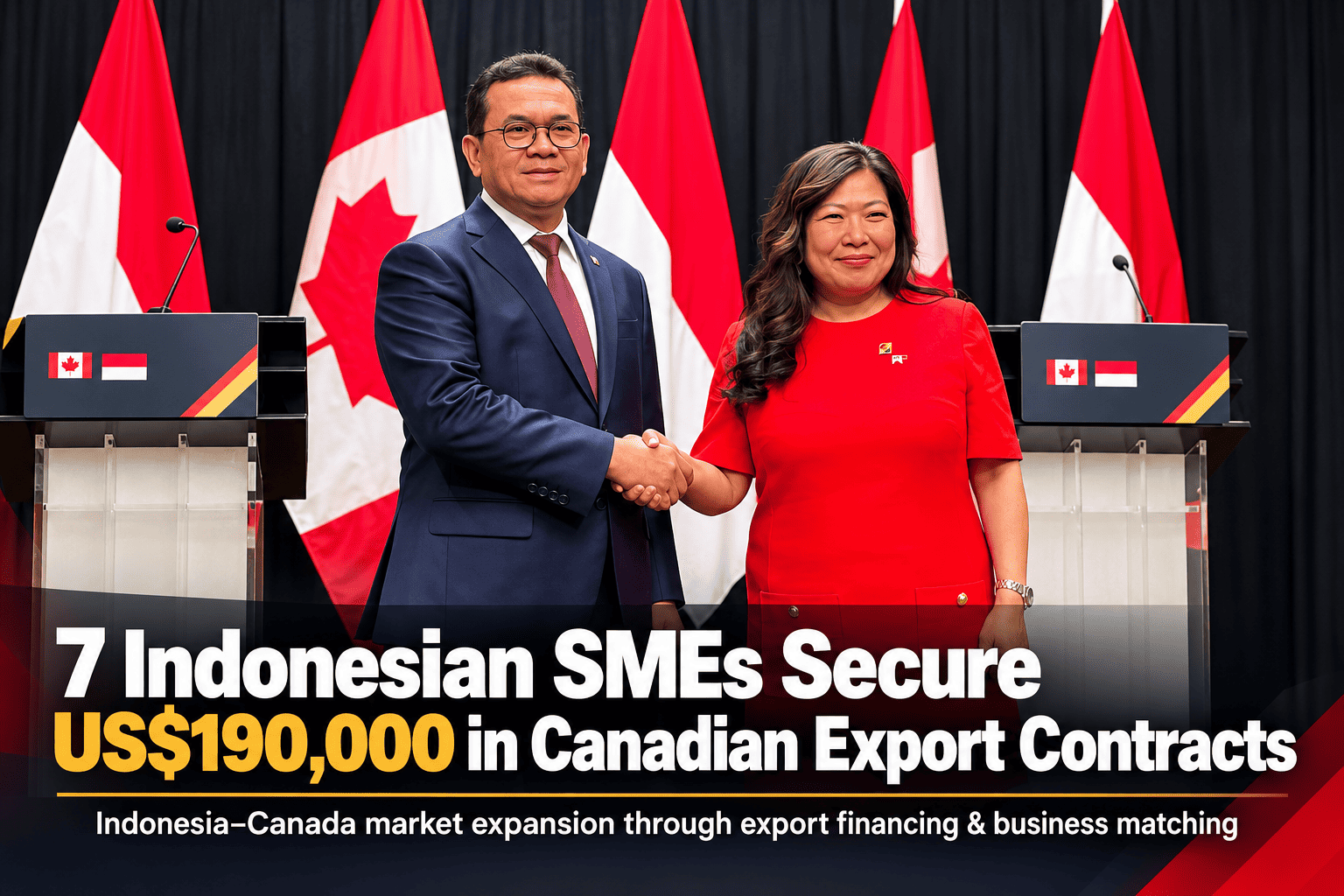 Seven Indonesian SMEs secure Canadian export contracts through Indonesia Eximbank partnership